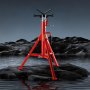 VEVOR V Head Pipe Stand 1/8-12 inch Capacity, Adjustable Height 28-52 inch, Pipe Stands 2500 lbs Load Capacity, Portable Folding Pipe Stands, Carbon Steel Body More Durable