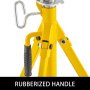Pipe Stand Fold-a-jack Roller Head, Pipe Capacity 12", Height 32" To 55", 2500lb