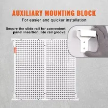 VEVOR Pegboard Wall Organizer 32" x 32", 330LBS Loading Garage Metal Pegboard Organizer Wall Mount, 25PCS Tool Storage Kit with 2 Peg Boards, Hooks, Storage Bins, Shelf Racks for Warehouse Garage Shop