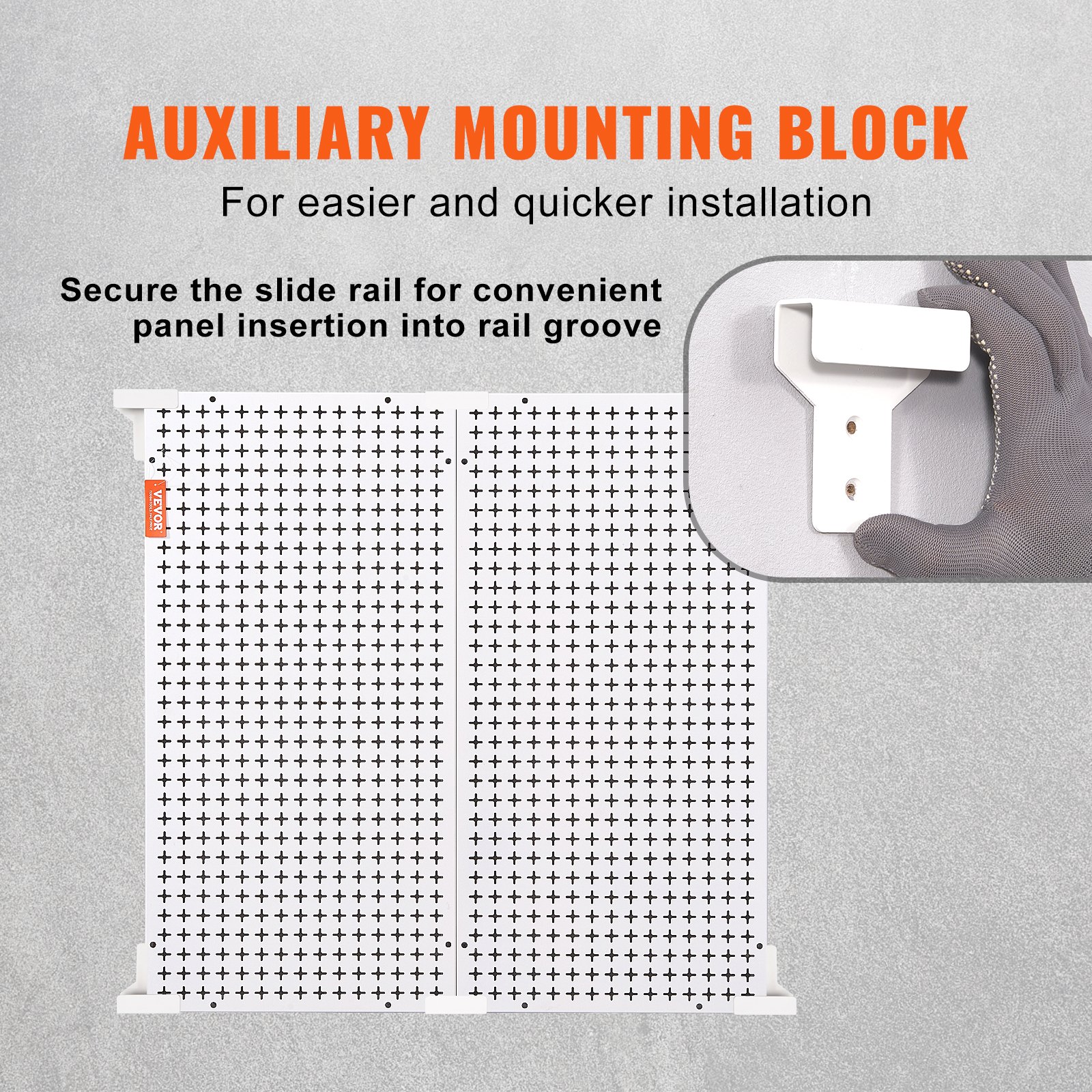 VEVOR Pegboard Wall Organizer 32" x 32", 330LBS Loading Garage Metal Pegboard Organizer Wall Mount, 25PCS Tool Storage Kit with 2 Peg Boards, Hooks, Storage Bins, Shelf Racks for Warehouse Garage Shop