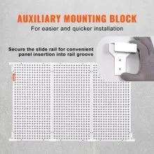 VEVOR Pegboard Wall Organizer 48" x 32", 495LBS Loading Garage Metal Pegboard Organizer Wall Mount, 37PCS Tool Storage Kit with 3 Peg Boards, Hooks, Storage Bins, Shelf Racks for Warehouse Garage Shop