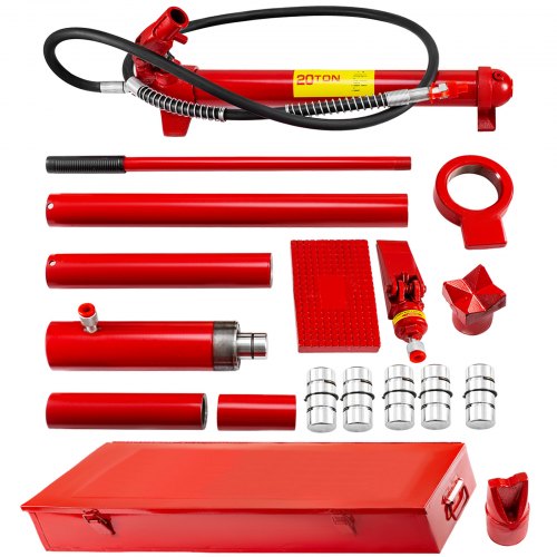 1.4M Porta Power Hydraulic Jack Repair Tool Kit Power Set Auto Tool 20 Ton