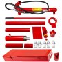 VEVOR 20 Ton Porta Power Kit 1.4M Oil Hose Hydraulic Car Jack Ram 13.78 inch Lifting Height Autobody Frame Repair Power Tools for Loadhandler Truck Bed Unloader Farm Hydraulic Equipment Construction