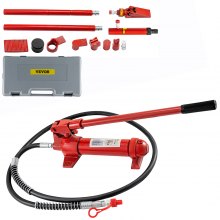 VEVOR 6 Ton Porta Power Kit 1.2M Hydraulic Car Jack Ram 47.2 inch Lifting Height Autobody Frame Repair Power Tools for Loadhandler Truck Bed Unloader Farm and Hydraulic Equipment Construction