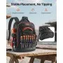 VEVOR Tool Backpack 64 Pockets Tear-resistant Jobsite Backpack for Electrician