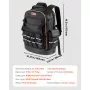 VEVOR Tool Backpack, 64 Pockets, Heavy-duty Tools Storage Organizer Work Bags with Laptop Compartment & Molded Base, Electrician Jobsite Backpack for Electrician, Repairman, and HVAC Techs