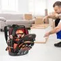 Rucsac pentru scule VEVOR, 64 de buzunare, genți de lucru rezistente pentru depozitarea sculelor, cu compartiment pentru laptop și bază turnată, rucsac pentru electrician, reparator și tehnicieni HVAC