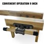 VEVOR Wood Vise 9 Inch Woodworking Vise, Heavy-Duty Steel and Cast Iron Workbench Vise, Easy-to-operate Front Vise, Durable Woodworking Bench Vise for Home, Woodworking Studios, Teaching Equipment