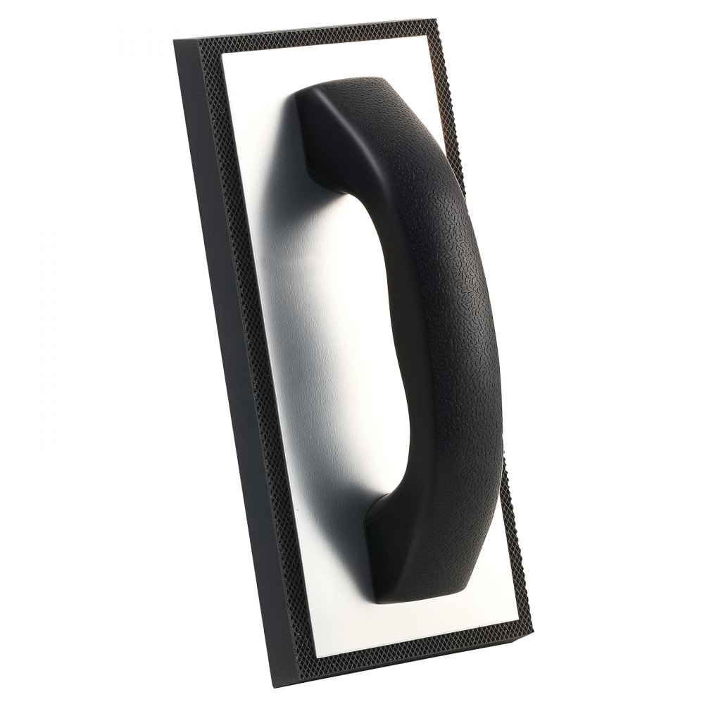 VEVOR Grout Float, Professional Rubber Tile Grout Tool with Anti-slip Handle & Lightweight Aluminum Connector Backplate, Easy to Operate & Cleaning for Smoothly Apply to Concrete, Plaster, Drywall