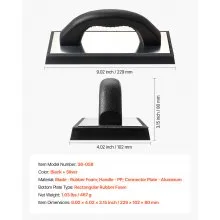 Grout Float Professional Rubber Tile Tool with Anti-slip Handle Easy Cleaning