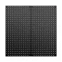 VEVOR Metal Pegboard Panels, 24" x 12" Pegboard, 2 Panels, Heavy Duty Peg Board Wall Organizer with Accessories, for Living Room Garage Tool Storage Office Organization Craft Room Kitchen Home, Black