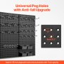 Metal Pegboard Panels 4 Pcs 24" x 12" Wall Organizer for Garage Tool Storage