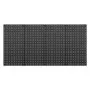VEVOR Metal Pegboard Panels, 24" x 12" Pegboard, 4 Panels, Heavy Duty Peg Board Wall Organizer with Accessories, for Living Room Garage Tool Storage Office Organization Craft Room Kitchen Home, Black