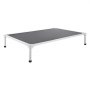 VEVOR Elevated Dog Bed for Large Dogs, Portable Raised Dog Cot with Aluminum Tube Metal Frame and Breathable Textilene Mesh, Indoor & Outdoor Pet Cooling Raised Hammock Bed, XL, Gray