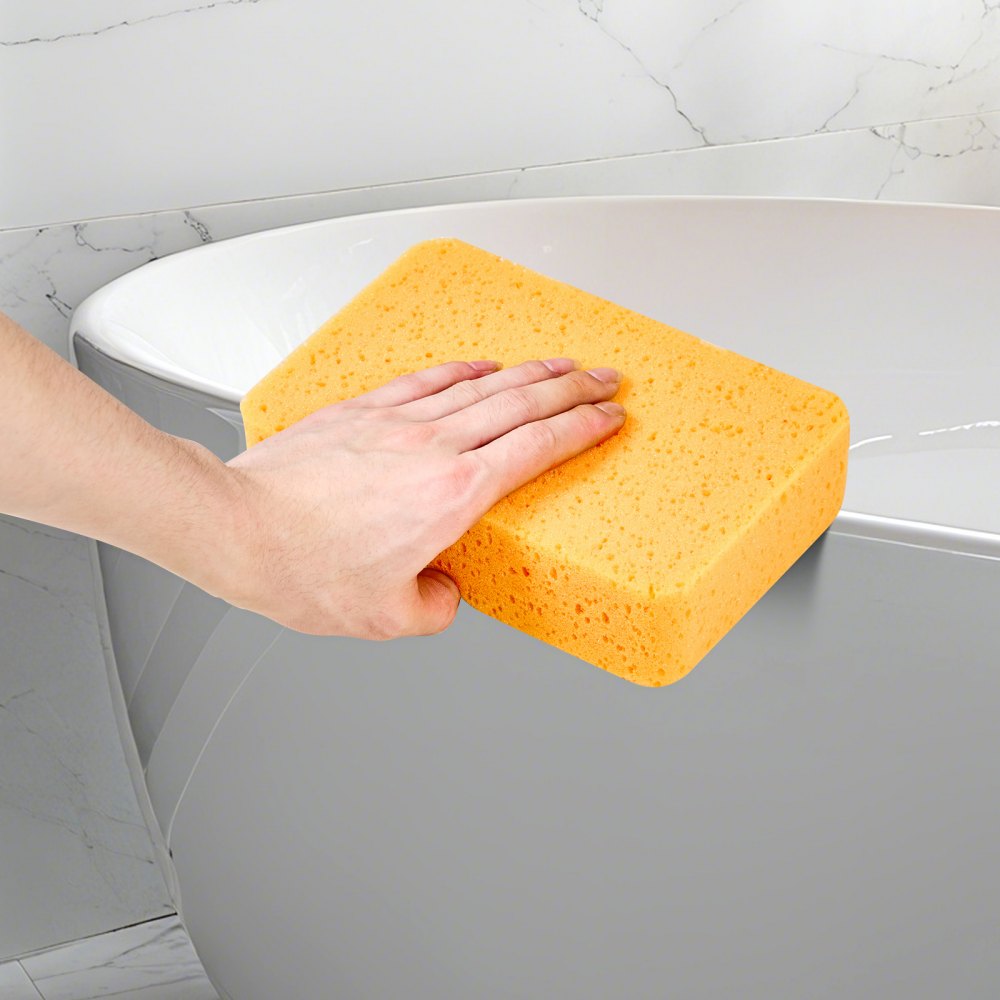 VEVOR Scrub Sponge, 6-Pack Non-Scratch Cleaning Sponges for Home, Bathroom & More, Zero Scratch Dish Scrubber, Large Household Scrubbing Sponges, Friendly to Tiles, Marble, Glass and Other Surfaces