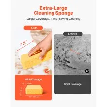 6 Pcs Cleaning Sponges Large Sponge with Thick Foam for Home Kitchen Bathroom