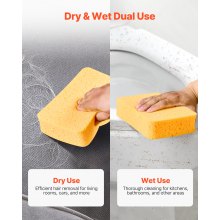 6 Pcs Cleaning Sponges Large Sponge with Thick Foam for Home Kitchen Bathroom