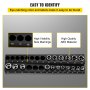 VEVOR MagneticSocket Organizador Soporte para enchufes 6 piezas Unidad de 1/2, 3/8, 1/4 pulgadas
