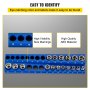 VEVORMagnetic Socket Organizer 6 pcs 1/2, 3/8, 1/4-inch Drive SAE and Metric