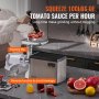 VEVOR Electric Tomato Strainer, 400W Tomato Sauce Maker Machine, 100 LBS/H Food Strainer and Sauce Maker, Փ45mm Commercial Grade Food Mill with Reverse Function for Tomato Strawberry Blueberry Sauce