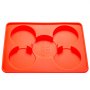Vevor Burger Press And Freezer Container Innovative Burger Press 5-in-1 Red Bbq