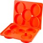 Vevor Burger Press And Freezer Container Innovative Burger Press 5-in-1 Red Bbq