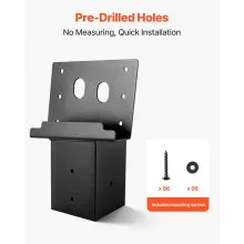 VEVOR Compound Angle Platform Brackets Fit 3.5x3.5 In/88.9x88.9 mm Lumber 8 Pcs