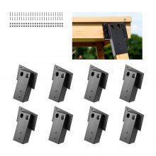 Compound Angle Platform Brackets Fit 3.5x3.5 In / 88.9x88.9 mm Lumber 8 Pcs