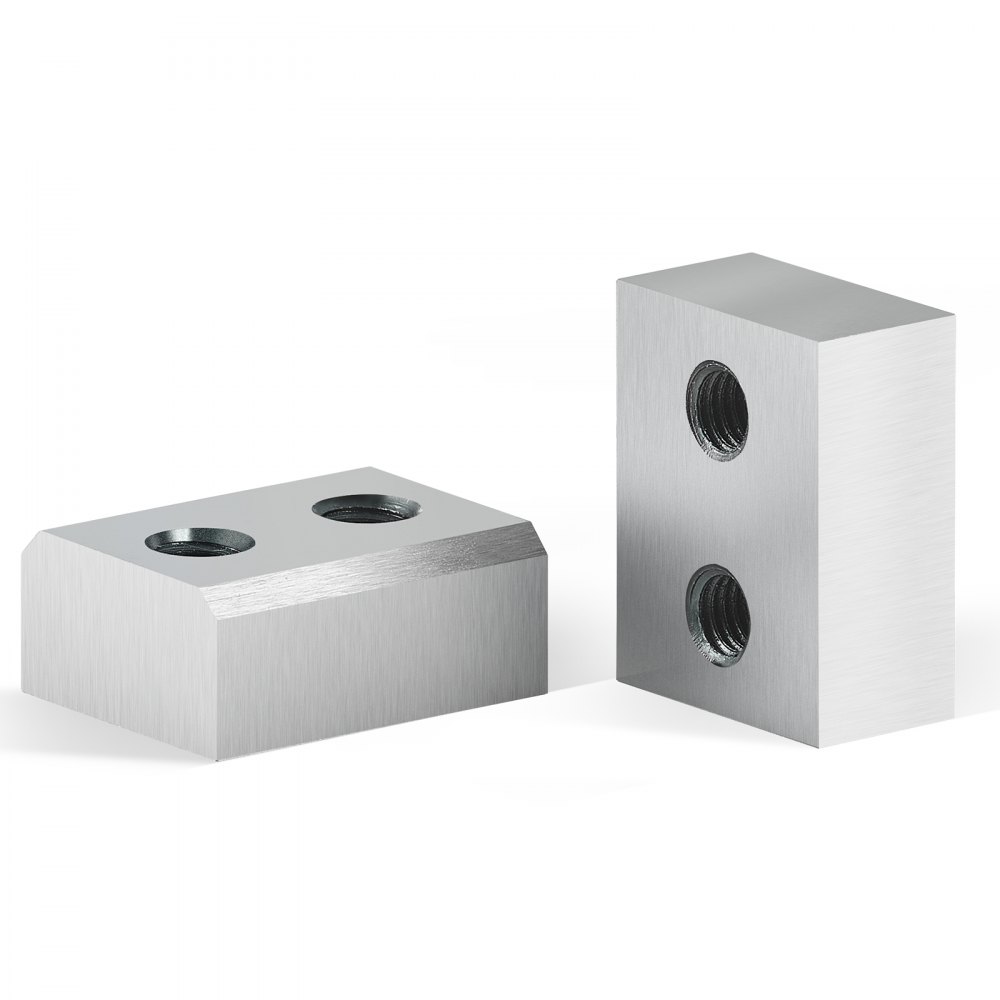 VEVOR Electric Rebar Cutter Blade, 6 PCS 25mm(1 inch) Cutting Diameter, HRC58-60 Hard Hydraulic Rebar Blade Replacement Jaw Blades with 12 Hexagon Screw and 12 Spring Washer, for Model RC-25