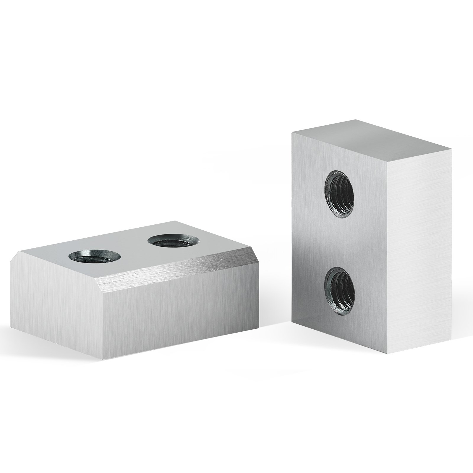 VEVOR Electric Rebar Cutter Blade, 6 PCS 25mm(1 inch) Cutting Diameter, HRC58-60 Hard Hydraulic Rebar Blade Replacement Jaw Blades with 12 Hexagon Screw and 12 Spring Washer, for Model RC-25