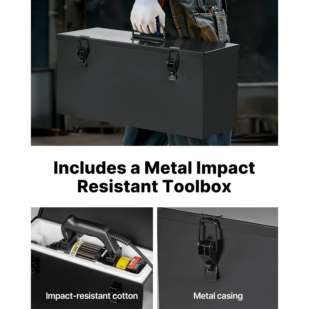 VEVOR Electric Hydraulic Rebar Cutter, 1000W Portable Rebar Cutter, Cutting up to 5/8 Inch (4-16mm) #5 Rebar within 2 Seconds, High Power Steel Rebar Cutter with Oil Can Rich Accessories,Black RC-16