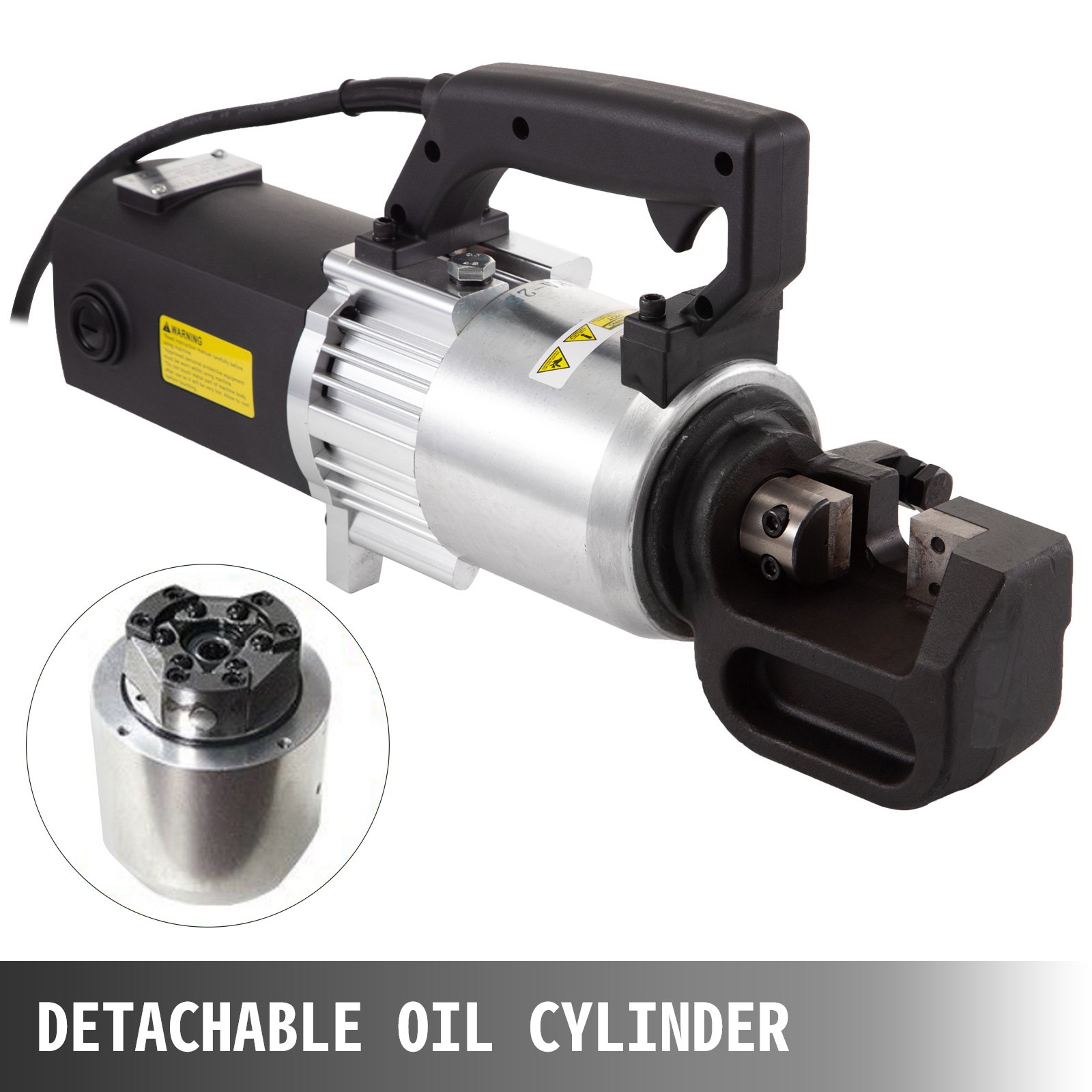 VEVOR Portable Rebar Cutter Electric Hydraulic 6- 25mm Steel Rod Bar Cutting