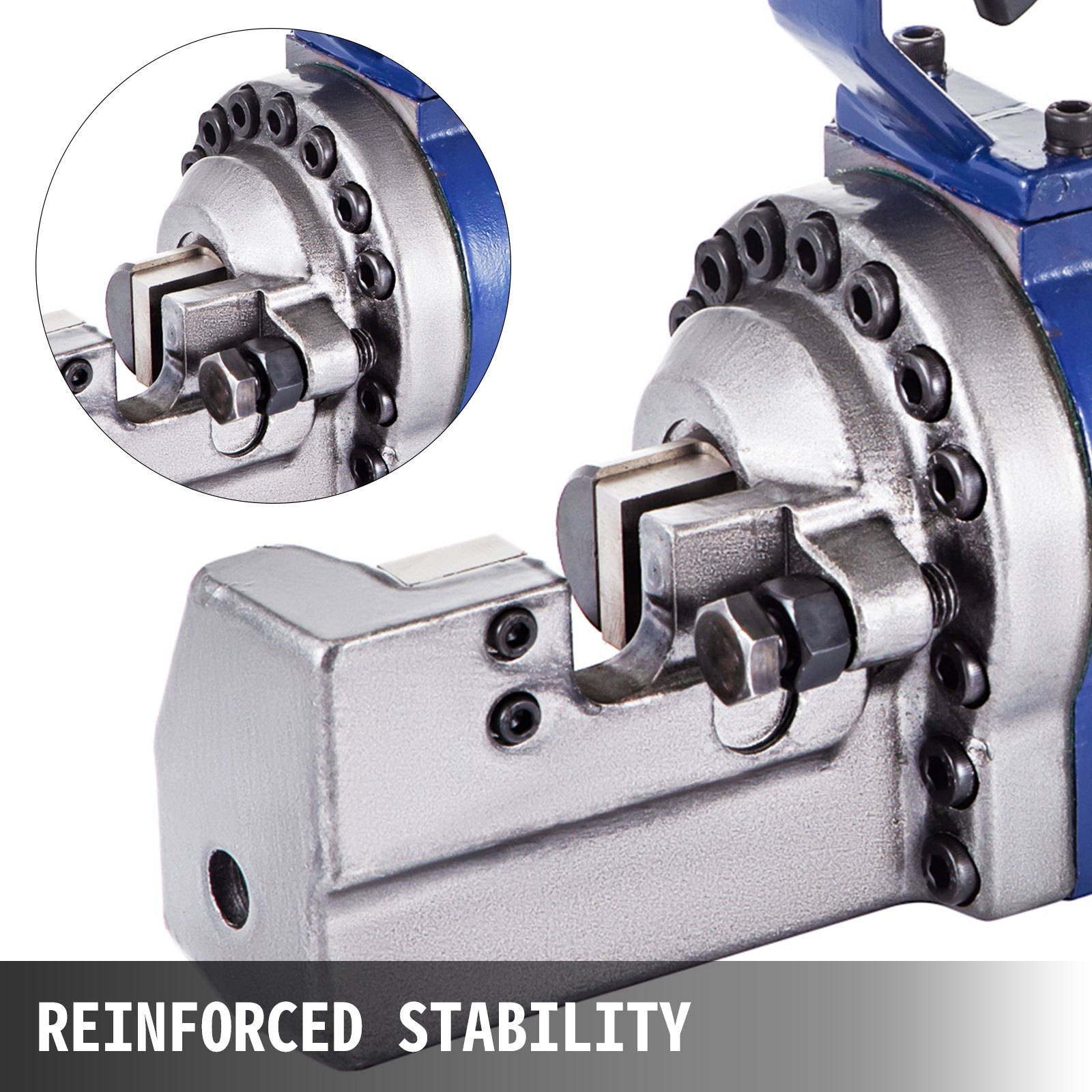 VEVOR RC-20  Electric Rebar Cutter, 4-20 mm, Electric Hydraulic Rebar Cutter Portable, 1250 Watts, with Replacement Jaw Blades, High Cutting Speed 3.0-3.5S, Electric Steel Rope Cutting Tool