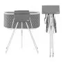 VEVOR Foldable Dog Bathtub Elevated Grey Shower Station for Small & Medium Pets