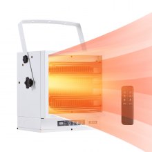 VEVOR Electric Garage Heater 10000W with Remote Control Ceiling for Workshop