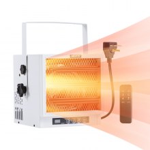 VEVOR Electric Garage Heater 4800W with Remote Control Ceiling for Workshop
