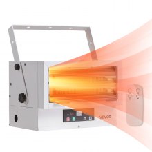 VEVOR Electric Garage Heater 5000-Watt Ceiling Mount With Remote Control