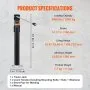 VEVOR Trailer Jack, Trailer Tongue Jack Welding-on 2268 kg Weight Capacity, Trailer Jack Stand with Handle for lifting RV Trailer, Horse Trailer, Utility Trailer, Yacht Trailer