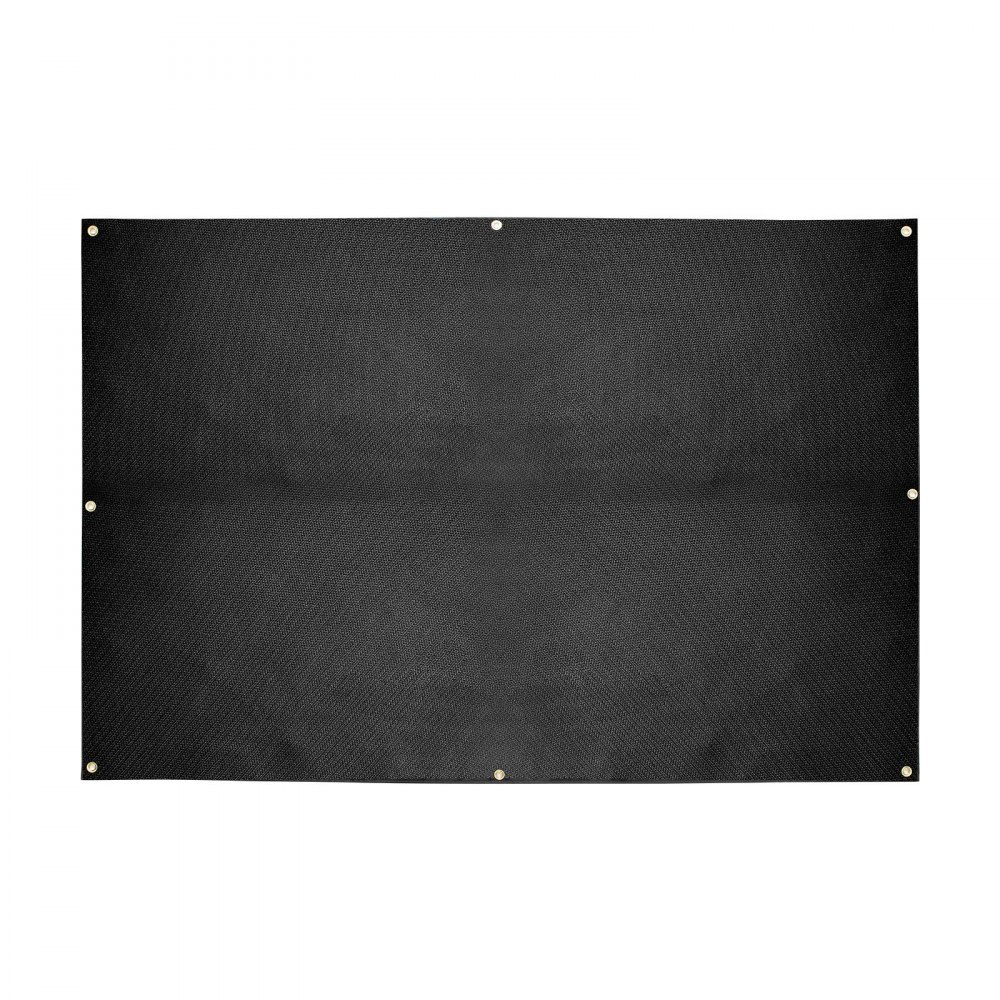 VEVOR Welding Blanket, 1219mm x 1829mm Silicone Coated Fiberglass Welding Blanket, 1800°F Heat Resistant Safety Protection Blankets, Flame Retardant Fireproof Insulation Mat with Metal Grommets