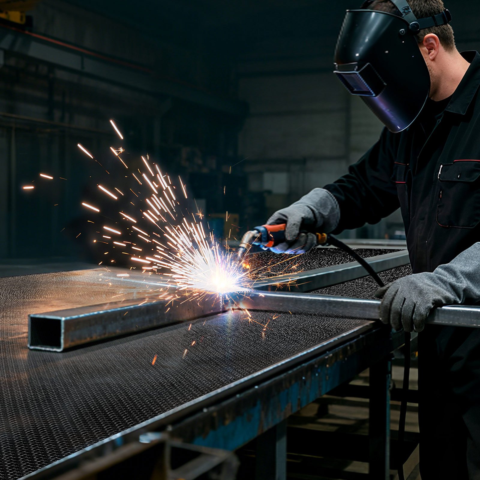 VEVOR Welding Blanket, 1219mm x 1829mm Silicone Coated Fiberglass Welding Blanket, 1800°F Heat Resistant Safety Protection Blankets, Flame Retardant Fireproof Insulation Mat with Metal Grommets