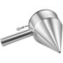 Dispensador de embudo de masa VEVOR Dispensador de masa de gofres de acero inoxidable Dispensador de panqueques de acero para masa con asa y estante Dispensador de masa de panqueques Ideal para cupcakes, Takoyaki o cualquier producto horneado