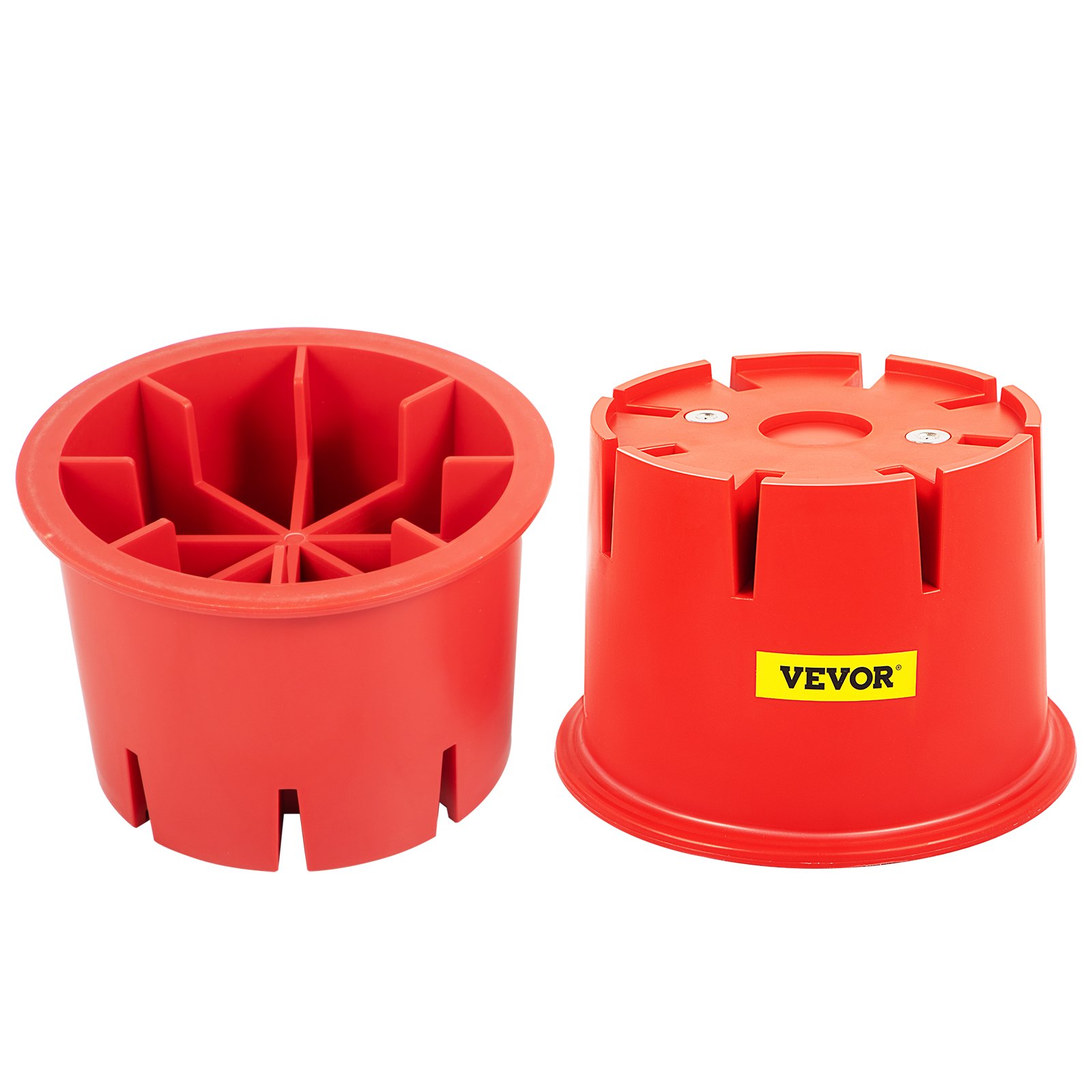 VEVOR Trailer Jack Block Trailer Stabilizer 2PC HDPE RV Block with EPV Cushion