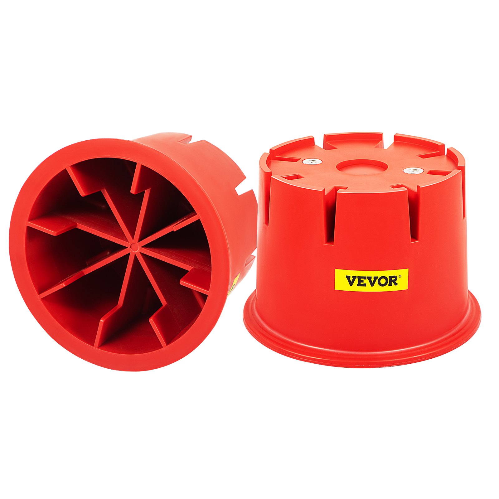 VEVOR Trailer Jack Block Trailer Stabilizer 2PC HDPE RV Block with EPV Cushion