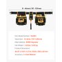 VEVOR Tool Belt, Magnetic Tool Pouch for Men, 28 Pockets Heavy Duty Adjustable Utility Belt Detachable Bag for Electrician, Carpenter, Construction, Work Apron Organizer, Waist Adjust 78.7-121.9 cm
