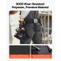 VEVOR Tool Belt, 18 Pockets Professional Tool Pouch for Men, Heavy Duty Adjustable Utility Belt Detachable Work Bag for Electrician, Carpenter, Construction, Work Apron Organizer, Adjusts 80-131 cm