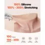 Silicone Breastplate K Sized High Neckline Fake Breasts for Cosplay Drag Queen