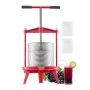 VEVOR 3.69 Gal/14L Fruit Wine Press, Stainless Steel Basket with Cross-beam and Triangular Structure, Manual Juice Maker, Cider Apple Grape Tincture Making Press with T-Handle for Kitchen Home