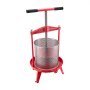 VEVOR 3.69 Gal/14L Fruit Wine Press, Stainless Steel Basket with Cross-beam and Triangular Structure, Manual Juice Maker, Cider Apple Grape Tincture Making Press with T-Handle for Kitchen Home