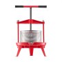 VEVOR 2.38 Gal/9L Fruit Wine Press, Stainless Steel Basket with Cross-beam and Triangular Structure, Manual Juice Maker, Cider Apple Grape Tincture Making Press with T-Handle for Kitchen Home