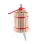 VEVOR 4.75 Gal/18L Fruit Wine Press, Solid Wood Basket with 8 Blocks, Heavy Duty Manual Juice Maker, Cider Apple Grape Tincture Honey Olive Oil Making Press with Handle for Kitchen, Home